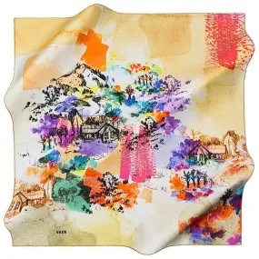 Aker Sakiko Muslim Women Silk Scarves