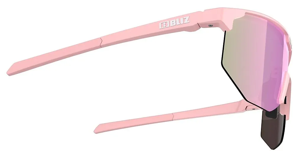 Bliz Hero Small Sunglesses Shades Pink Frame Brown/Rose lens