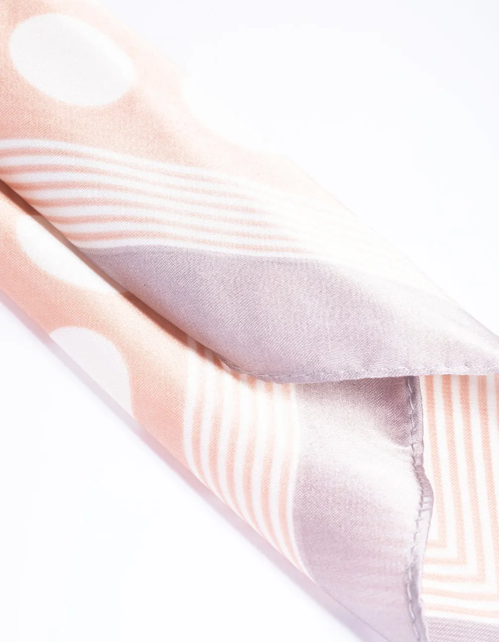 Blush Polka Dot Bandana Hair Scarf