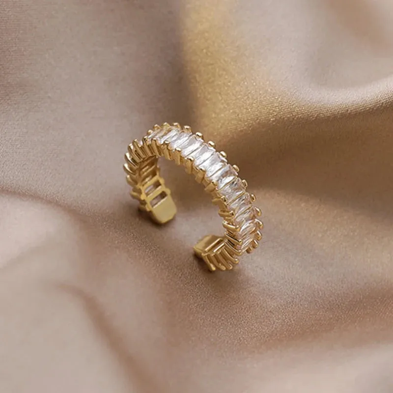 Chic Minimalist Open Rings