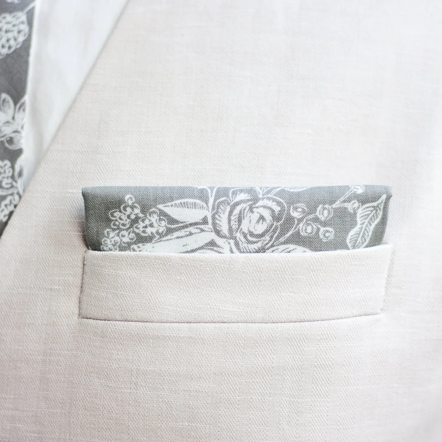 Classic Hair Bow Clip Or Headband / Grey Toile