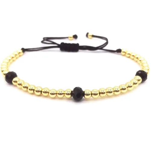 Classy Men Slim Agate Bracelet