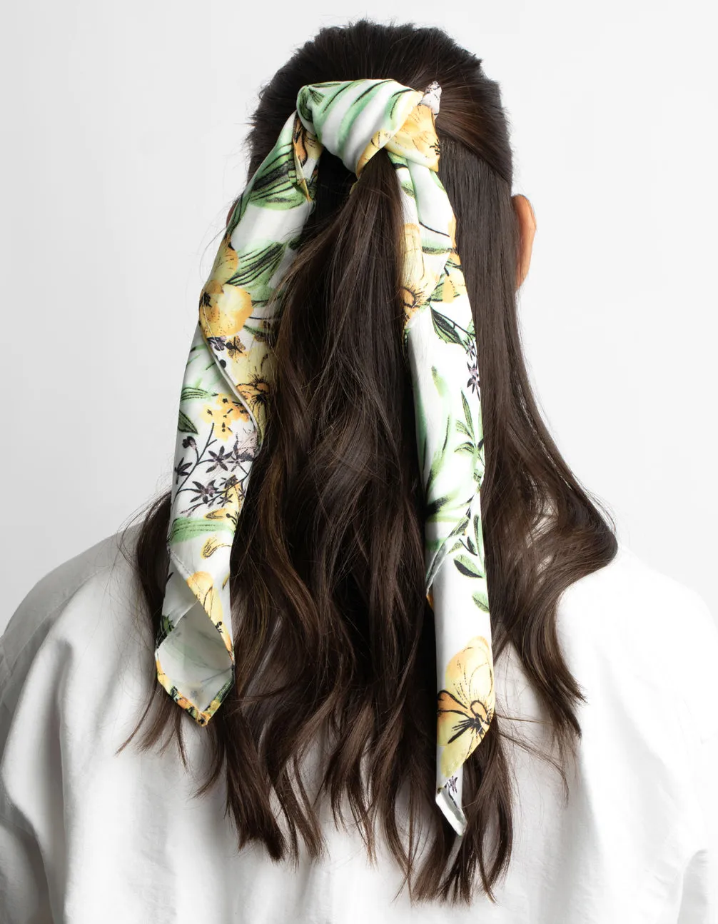 Colourful Floral Lilly Bandana Hair Scarf