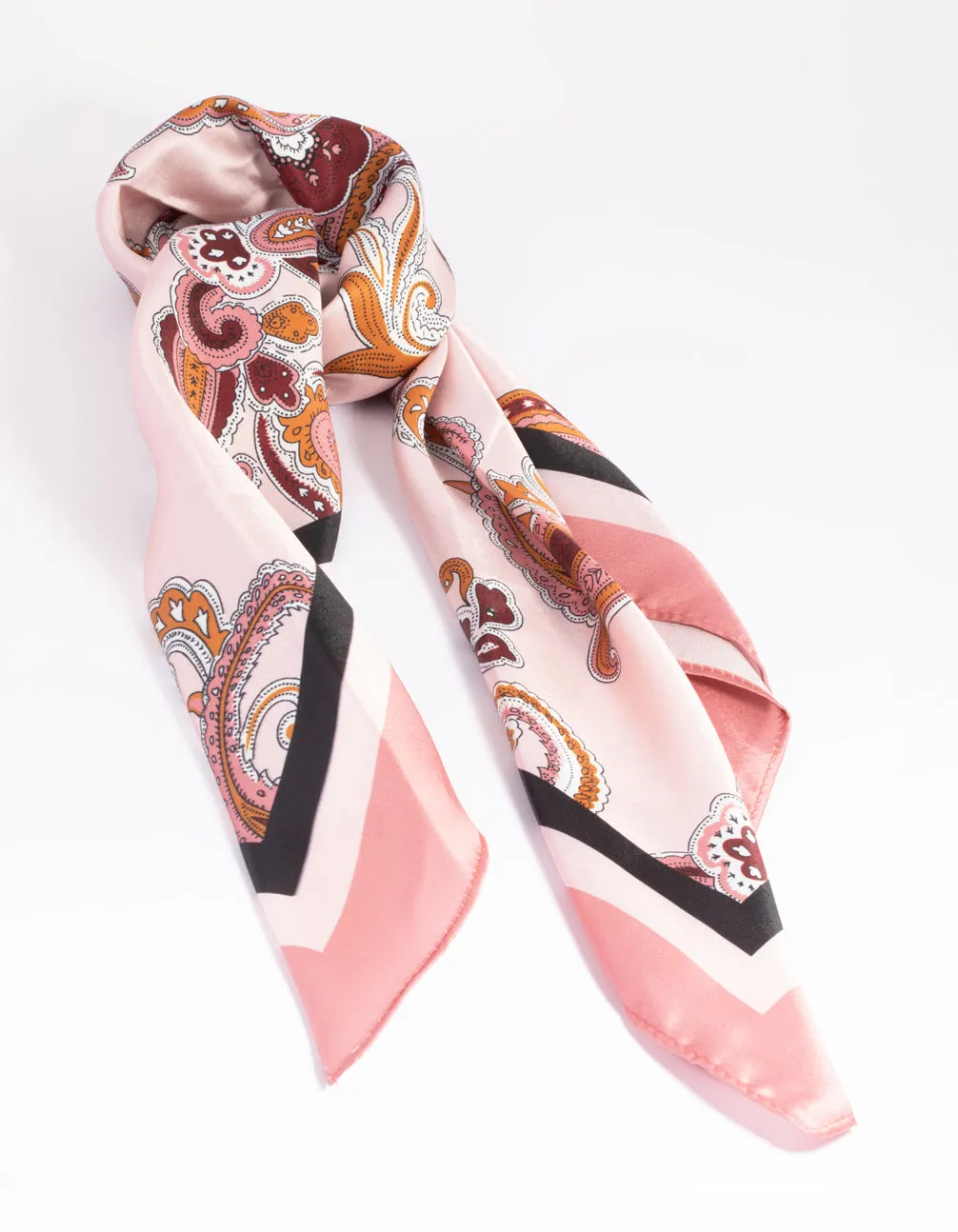 Colourful Paisley Print Bandana Hair Scarf