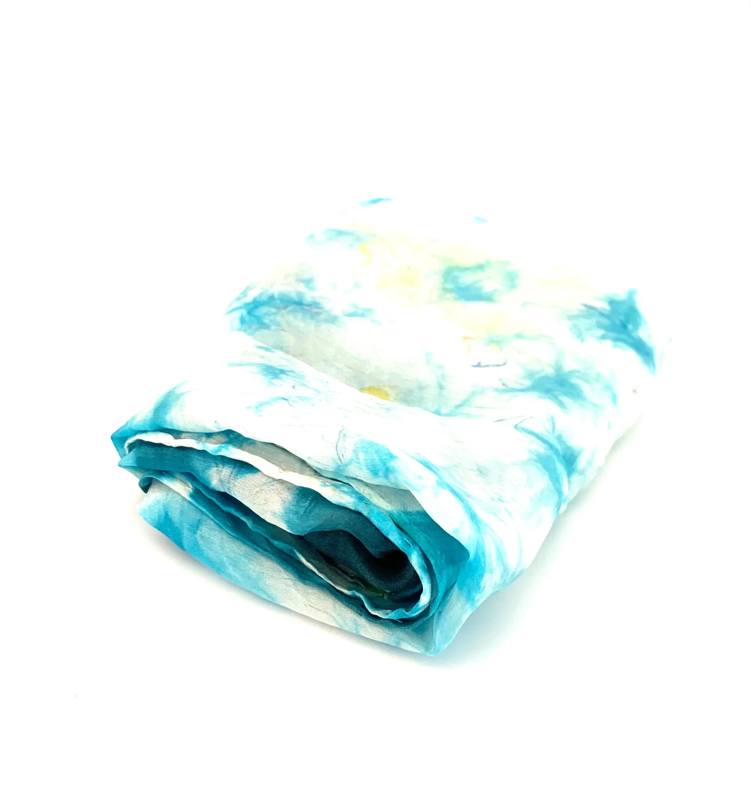 Designer | Blue | Silk Neck-scarf