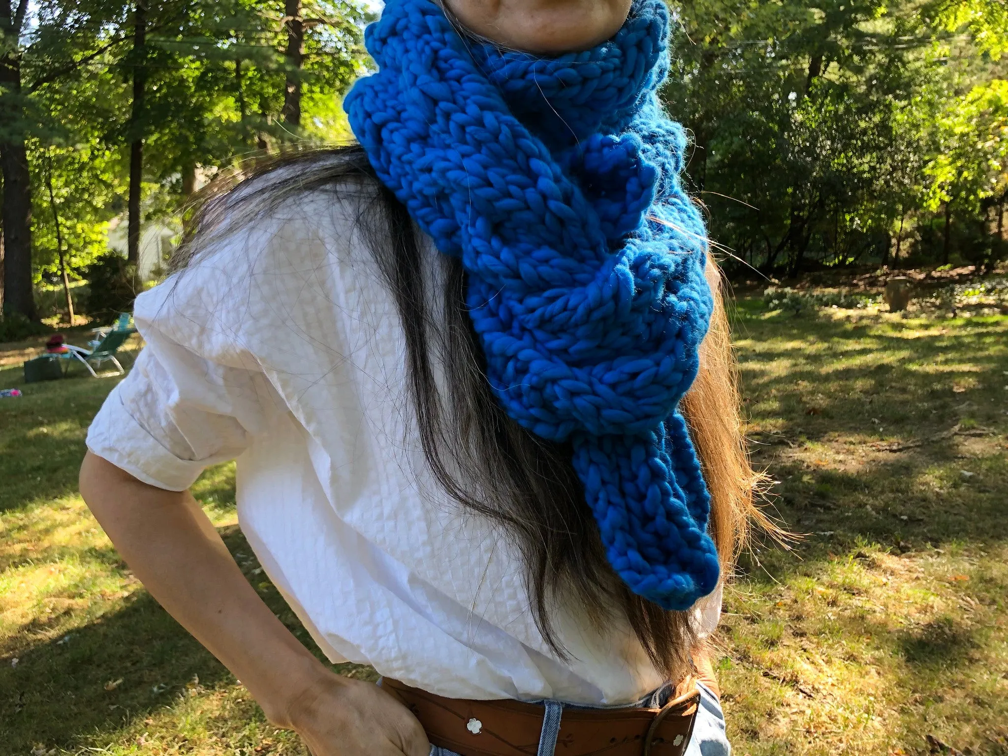 DIY Kit - My First Cable Scarf - Merino No. 5