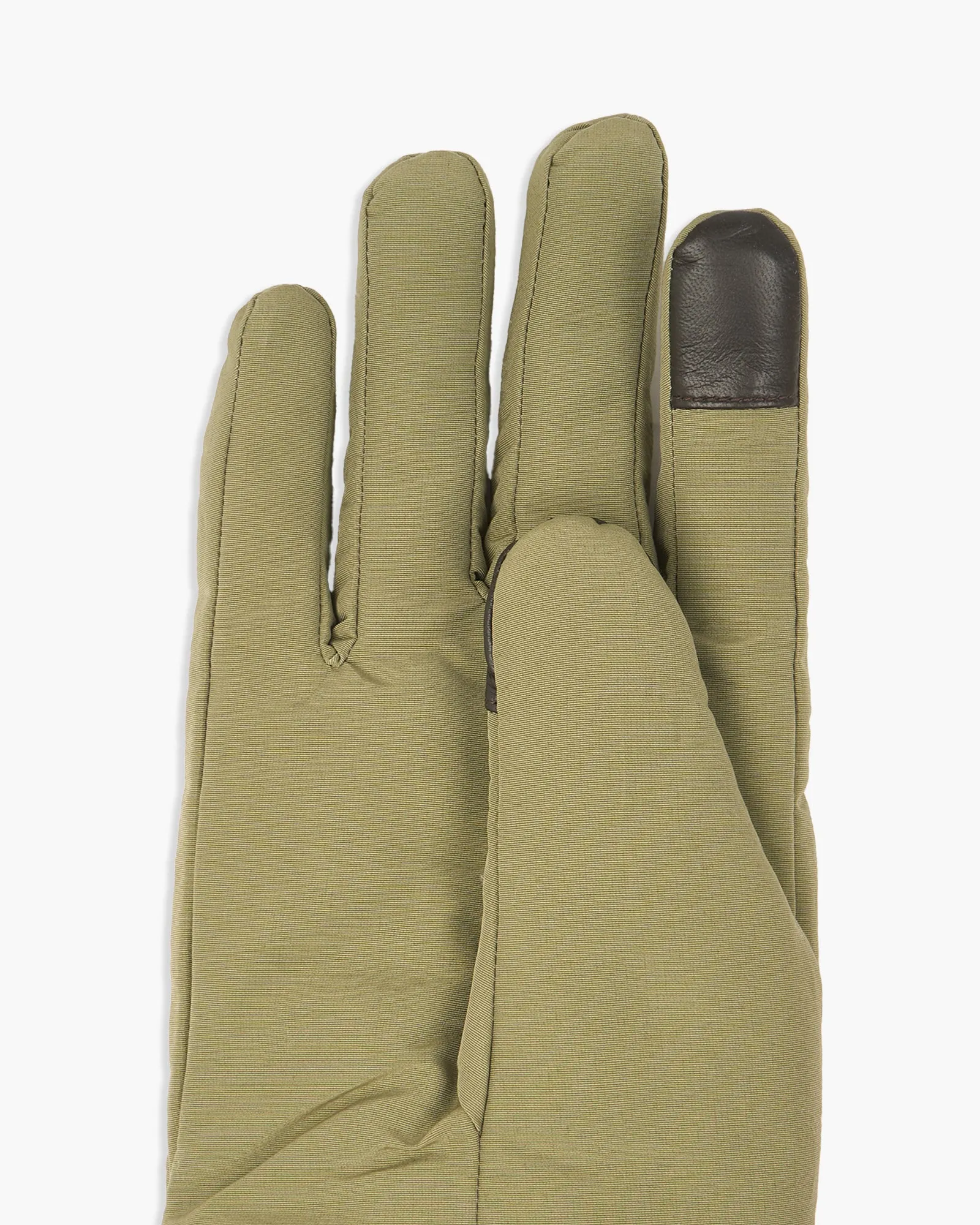 Elmer Joh Knitted Cuff Gloves - Khaki