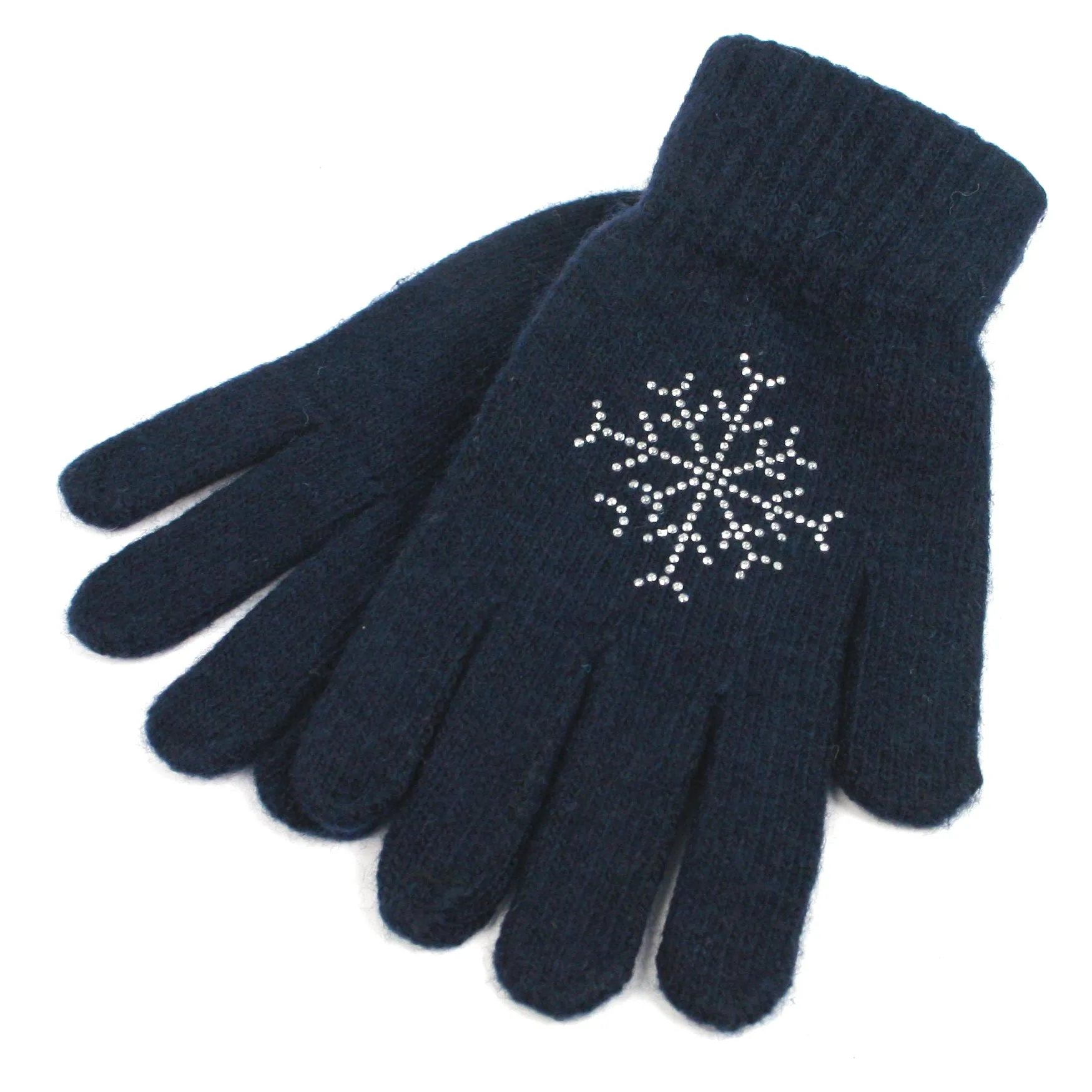 Glove - Blue Snowflake