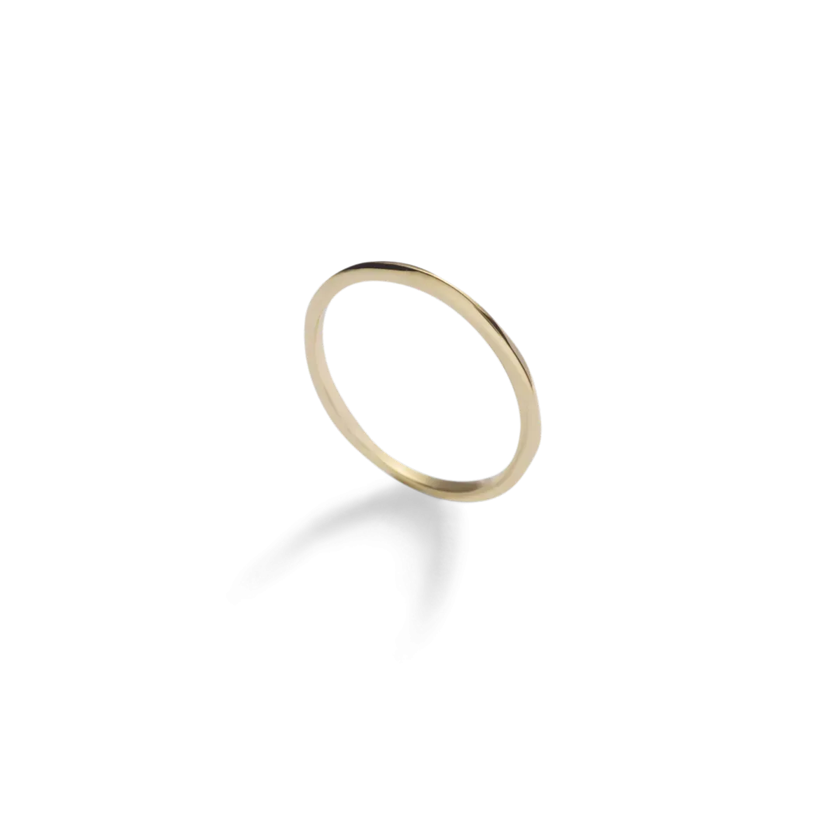 Gold Croí álainn J-stack ring