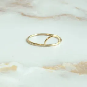 Gold Single Arch Dainty Ring