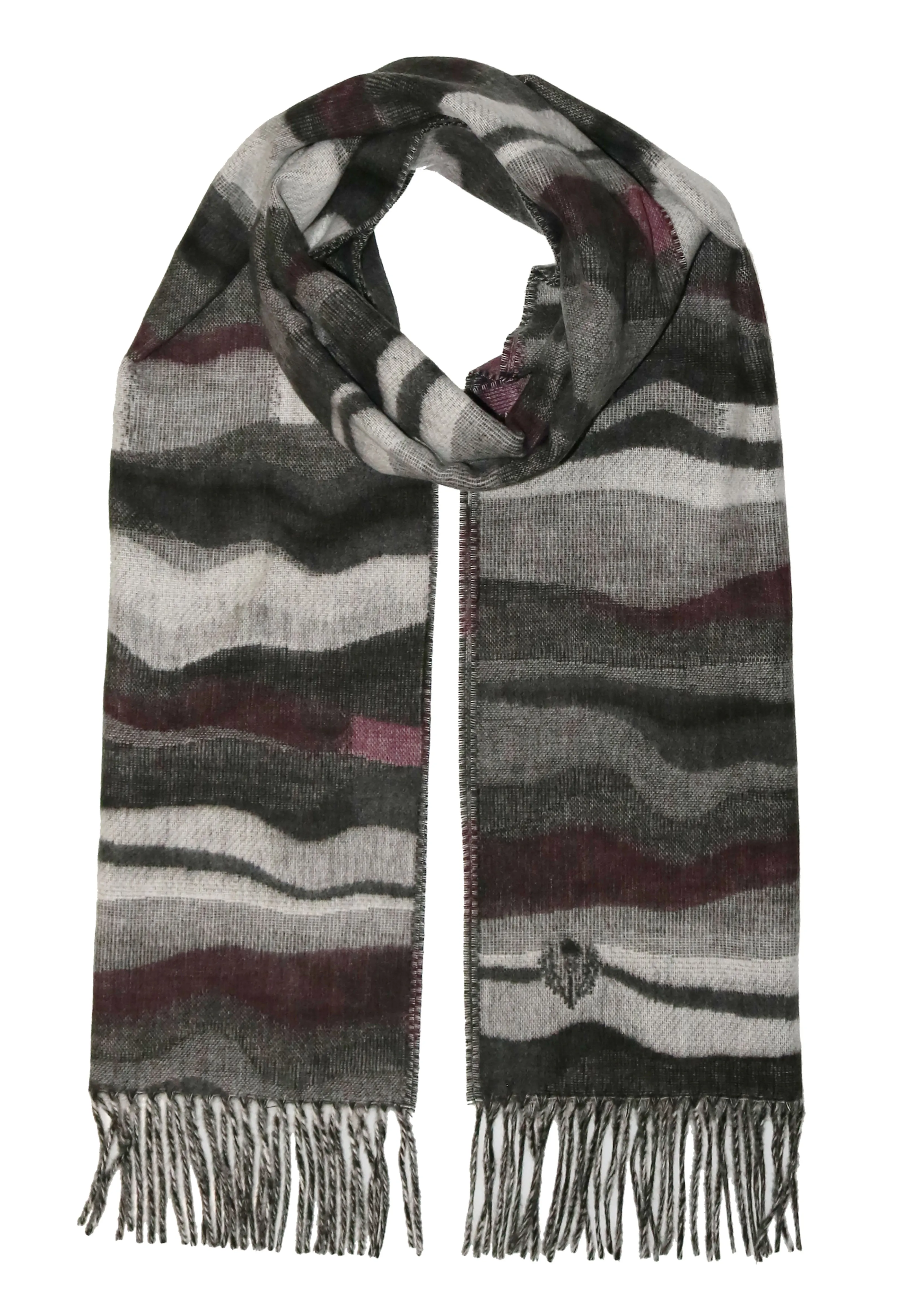 Graphic Waves Woven Cashmink® Scarf