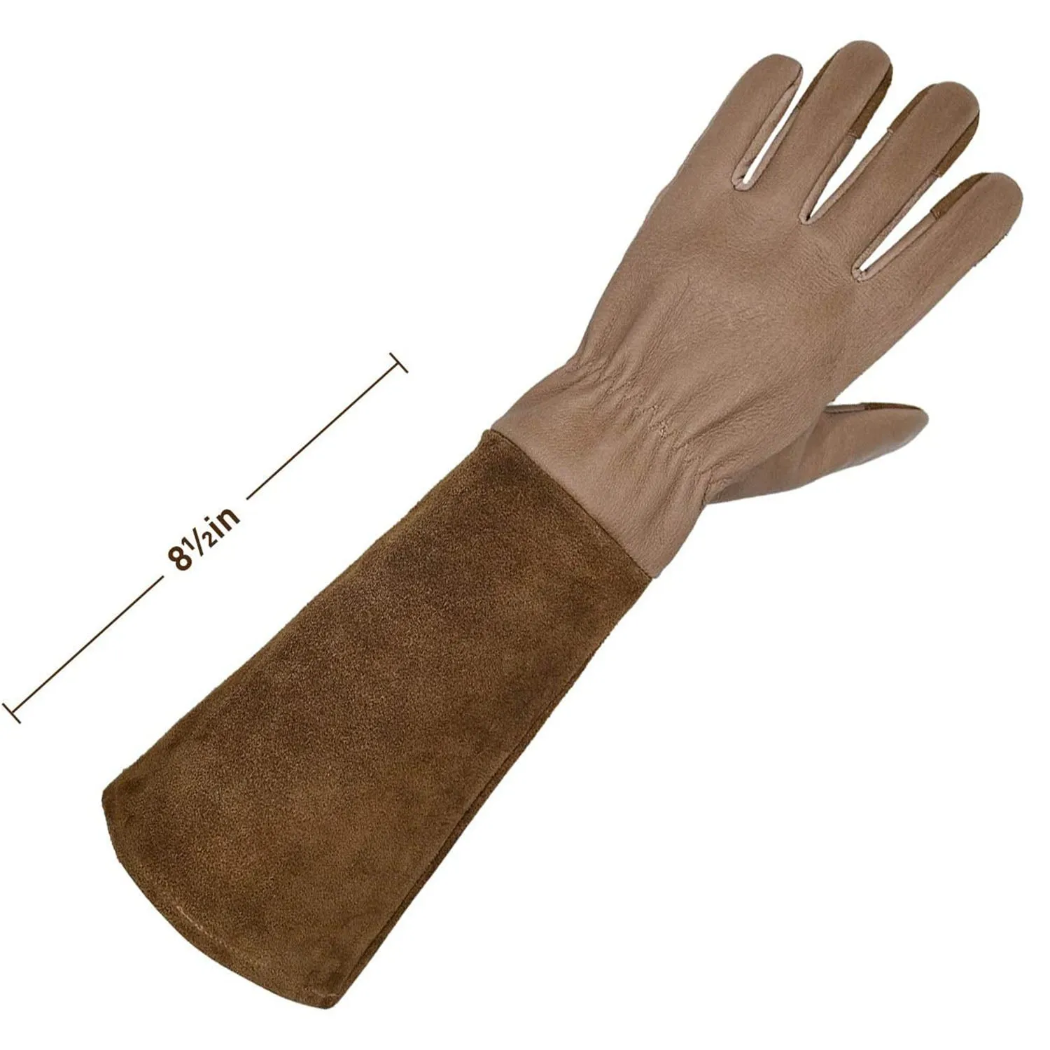 Handlandy Men Women Gardening Pruning Gloves Thorn Proof Pigskin 1601