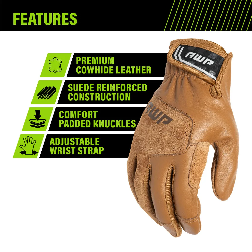 HIGH PERFORMANCE COWHIDE LEATHER GLOVES