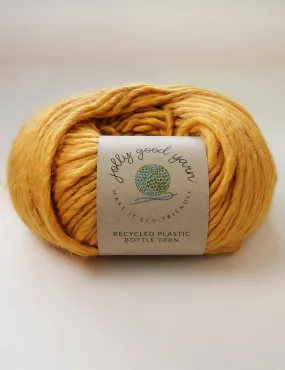 Hope Mustard recycled plastic yarn (100g)