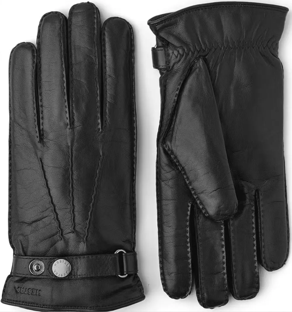 Jake Black Leather Gloves