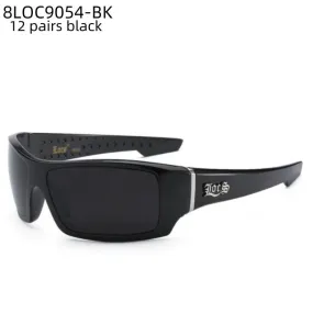 LOCS Wholesale Sunglasses 8LOC9054-BK