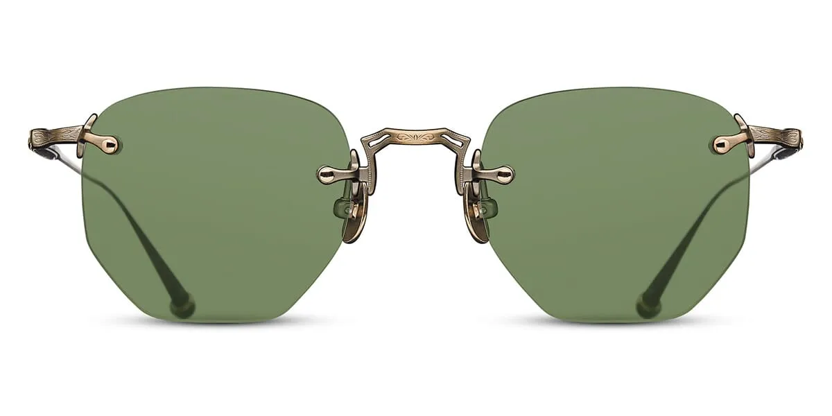 Matsuda Sun M3104-A AG with Geometric Sage Green