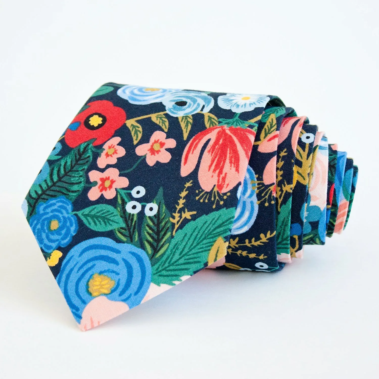 Men's Pre-Tied Bow Tie / Garden Party In Navy