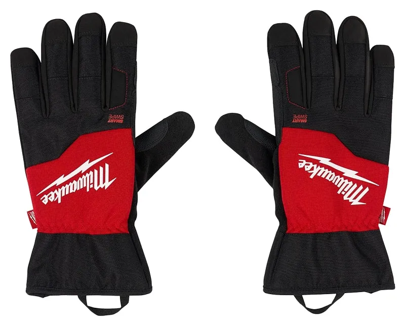 Milwaukee 48-73-0033 Insulated Performance Gloves, Men's, XL, 11 in L, Reinforced Thumb, Elasticated Cuff, Black :PR: QUANTITY: 1