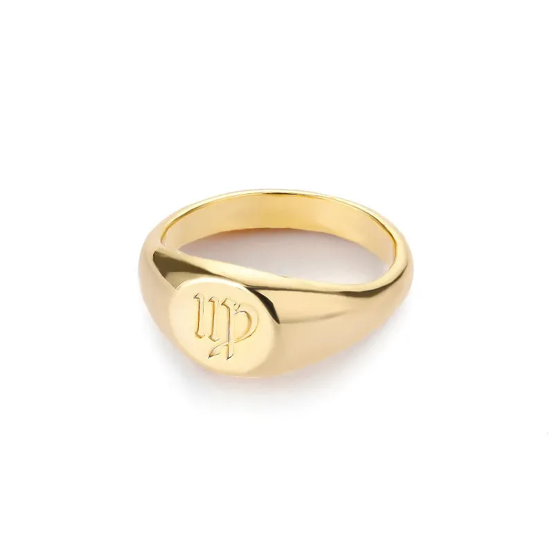 Minimalist 12 Constellation Zodiac Sign Rings