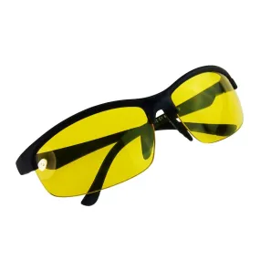 New arrival Plastic   Resin HD High Definition Night Vision Glasses Driving Yellow Lens Classic UV400