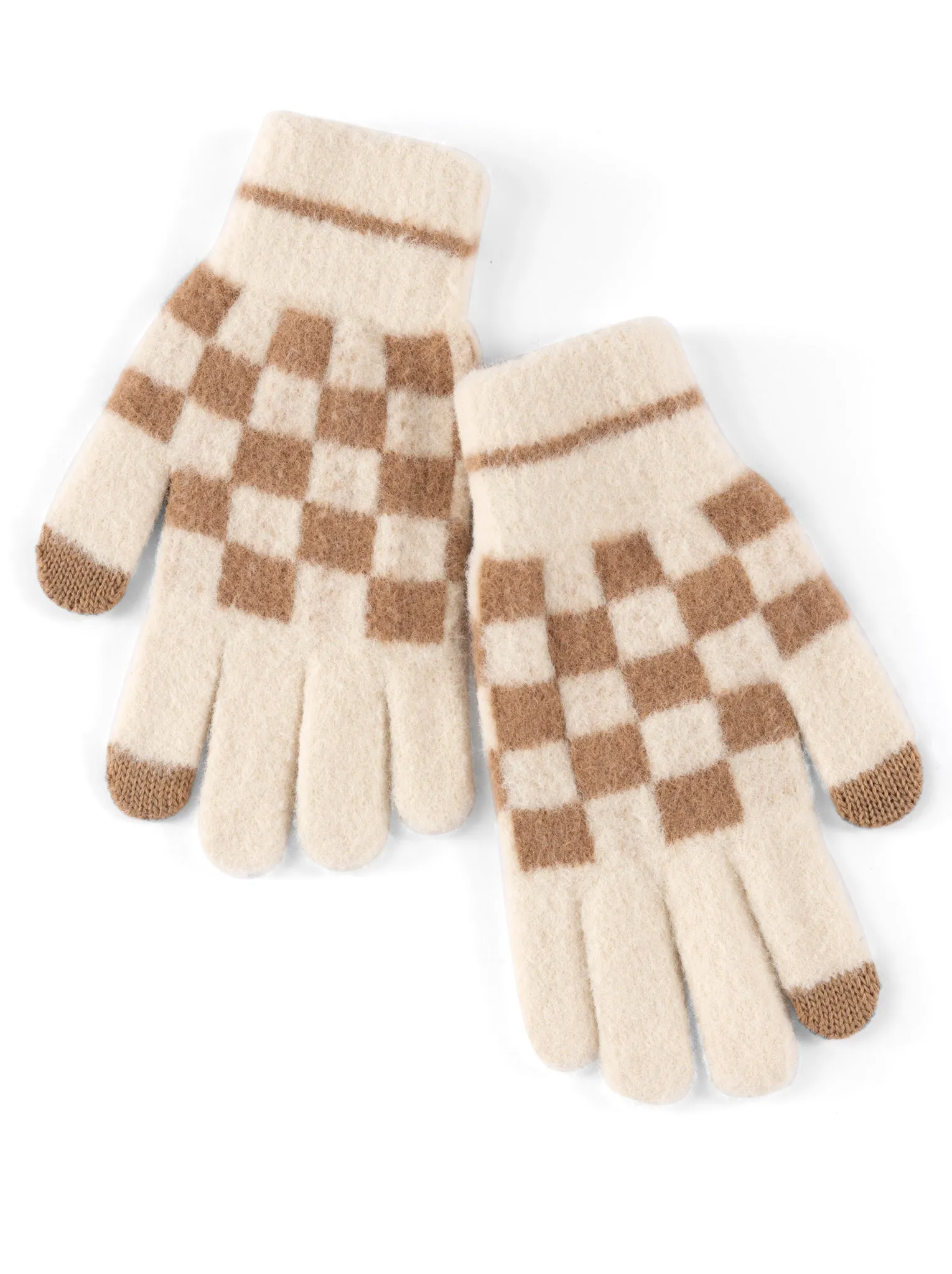 Shiraleah Tanner Touchscreen Gloves, Tan