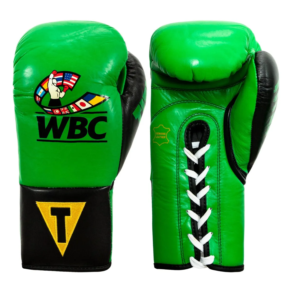 WBC by TITLE Boxing Pro Fight Leather Gloves